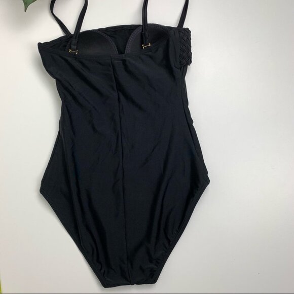 La Blanca  By Rod Beattie Black One Piece Swimsuit - Picture 5 of 10